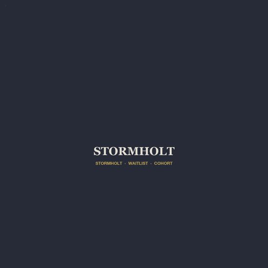 Stormholt v6 product video