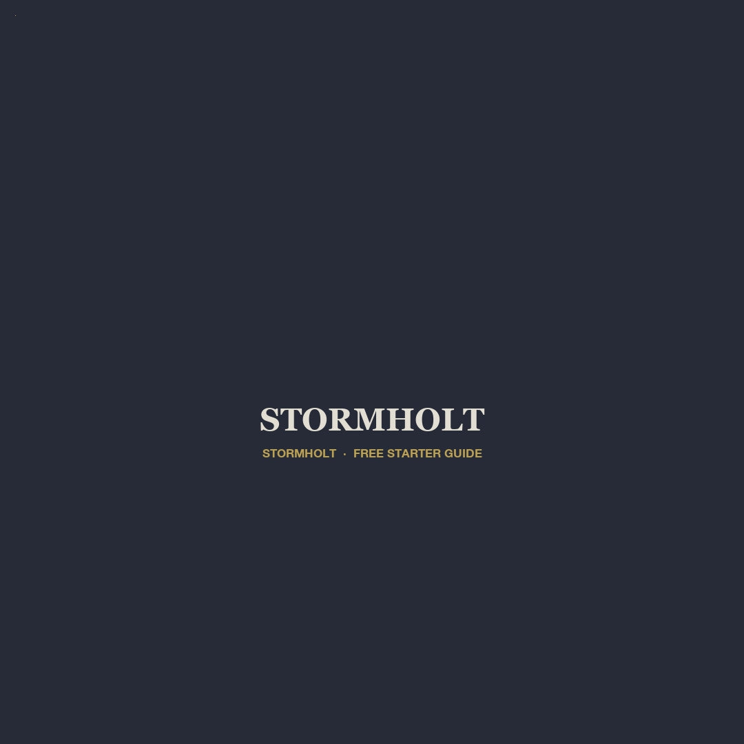 Stormholt v6 product video