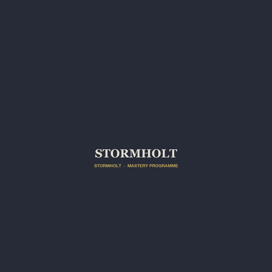 Stormholt v6 product video