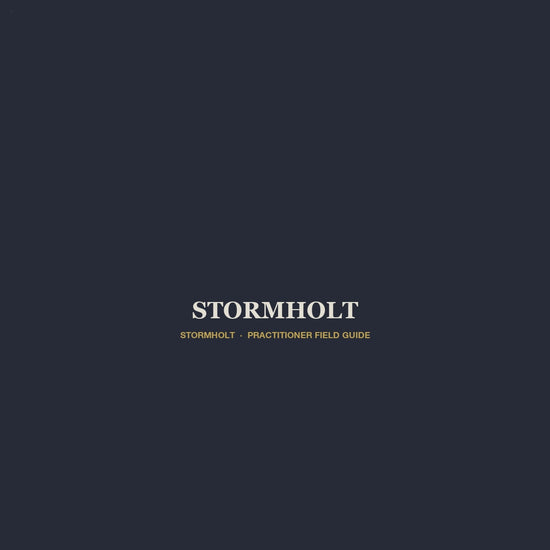 Stormholt v6 product video